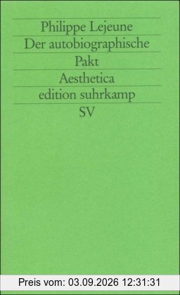 Der autobiographische Pakt (edition suhrkamp)