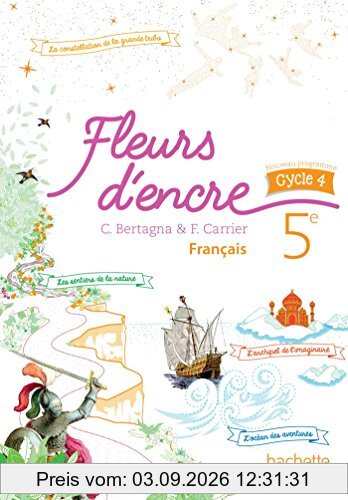 Français 5e, cycle 4 : nouveau programme