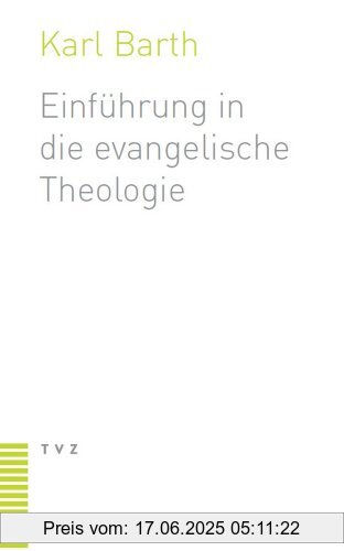 Binding : Taschenbuch, Edition : 6. A., Label : TVZ Theologischer Verlag, Publisher : TVZ Theologischer Verlag, medium : Taschenbuch, numberOfPages : 224, publicationDate : 2006-09-01, authors : Karl Barth, languages : german, ISBN : 3290115631