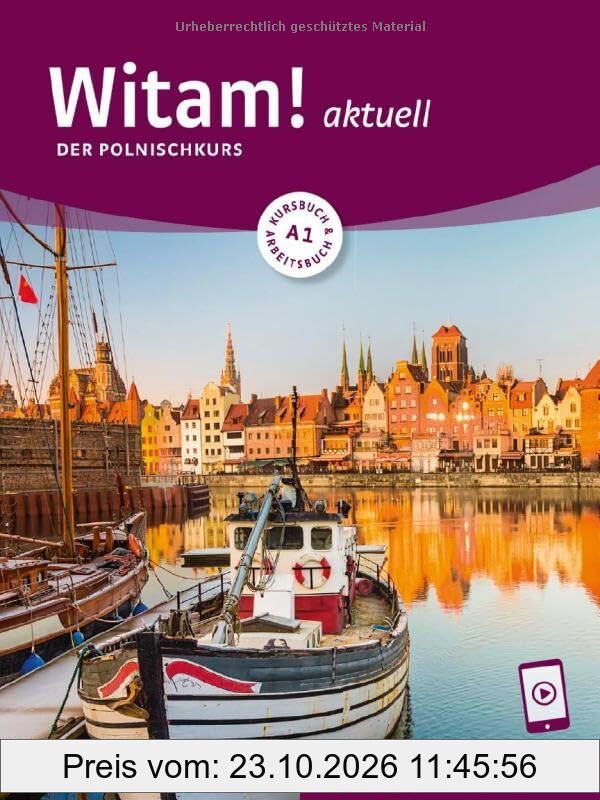 Witam! aktuell A1: Der Polnischkurs / Kursbuch und Arbeitsbuch mit Audios online
