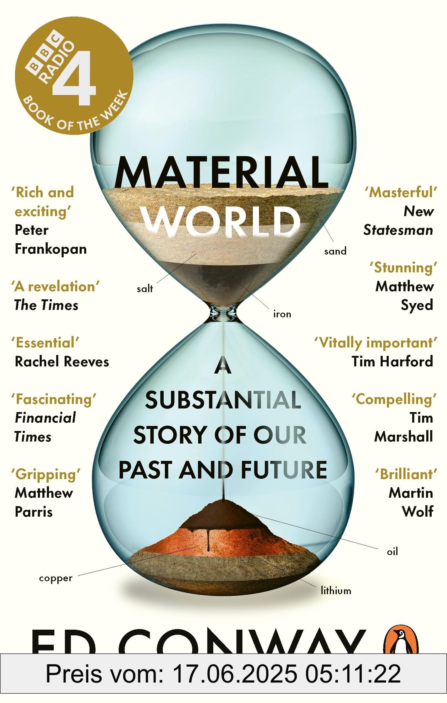 Binding : paperback, Edition : 1, Label : Material World : A Substantial Story of Our Past and Future, medium : paperback, numberOfPages : 512, publicationDate : 2024-08-01, releaseDate : 2024-08-01, languages : english, ISBN : 075355917X