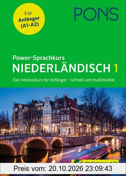 PONS Power-Sprachkurs Niederländisch: Der Intensivkurs mit Buch, CD und Online-Tests
