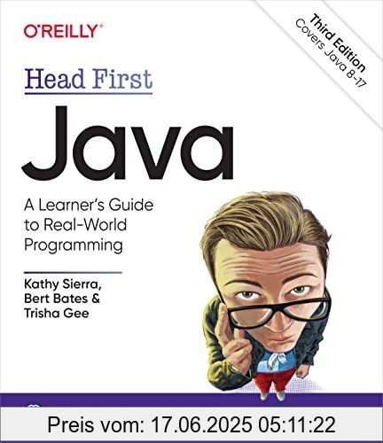 Binding : Taschenbuch, Edition : 3rd, Label : O'Reilly UK Ltd., Publisher : O'Reilly UK Ltd., medium : Taschenbuch, numberOfPages : 688, publicationDate : 2022-06-21, releaseDate : 2022-06-28, authors : Kathy Sierra, Bert Bates, ISBN : 1491910771