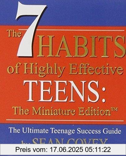 Binding : Gebundene Ausgabe, Edition : Mini ed., Label : Running Press, Publisher : Running Press, NumberOfItems : 1, PackageQuantity : 1, medium : Gebundene Ausgabe, numberOfPages : 108, publicationDate : 2003-04-07, releaseDate : 2003-04-07, authors : Sean Covey, languages : english, ISBN : 076241474X