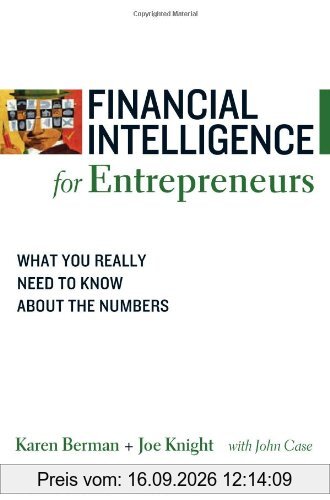 Karen Berman Financial Intelligence For Entrepreneurs, What You Really Need To Know About The Numbers