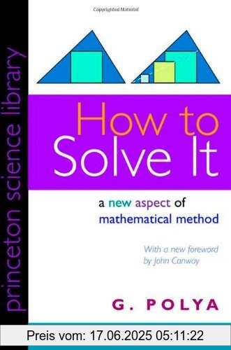 Binding : Taschenbuch, Edition : New Ed, Label : Princeton University Press, Publisher : Princeton University Press, NumberOfItems : 1, medium : Taschenbuch, numberOfPages : 288, publicationDate : 2004-04-05, authors : George Polya, G. Polya, languages : english, ISBN : 069111966X