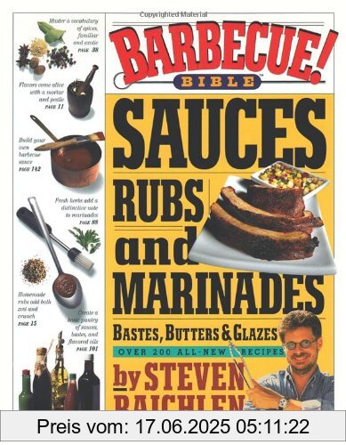 Binding : Taschenbuch, Label : Workman Publishing, Publisher : Workman Publishing, NumberOfItems : 1, medium : Taschenbuch, numberOfPages : 356, publicationDate : 2000-07-21, authors : Steven Raichlen, languages : english, ISBN : 0761119795