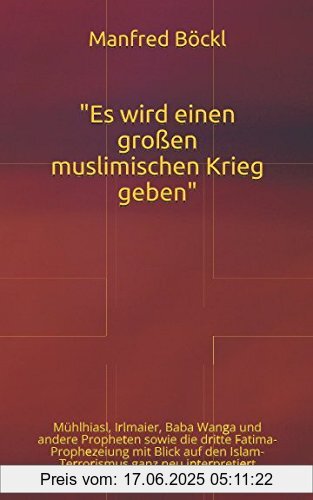 Binding : Taschenbuch, Label : Independently published, Publisher : Independently published, medium : Taschenbuch, numberOfPages : 122, publicationDate : 2016-11-27, authors : Manfred Böckl, languages : german, ISBN : 1519052421