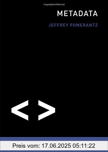 Binding : Taschenbuch, Label : The Mit Press, Publisher : The Mit Press, NumberOfItems : 1, medium : Taschenbuch, numberOfPages : 239, publicationDate : 2015-11-06, authors : Jeffrey Pomerantz, languages : english, ISBN : 0262528517
