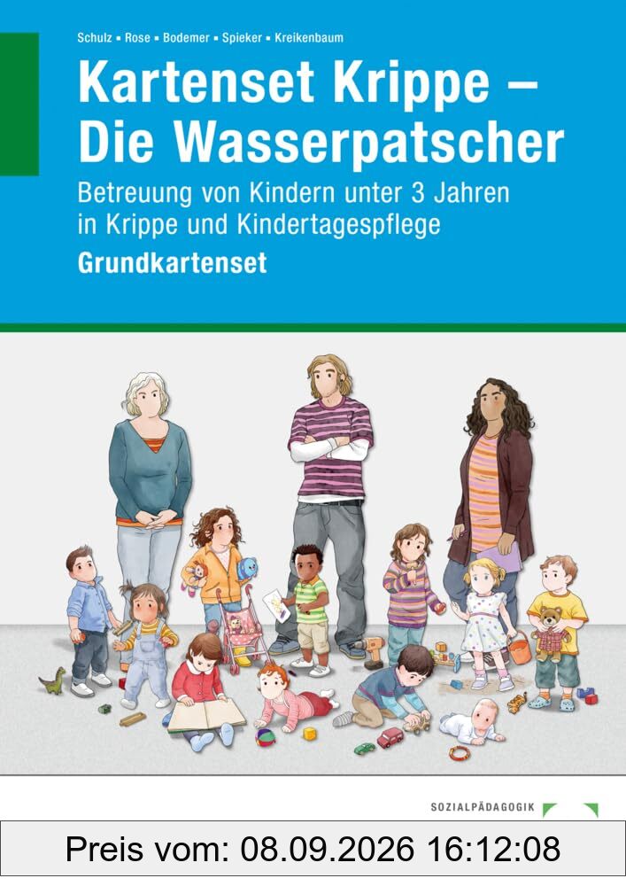 Kartenset Krippe - Die Wasserpatscher: Betreuung von Kindern unter 3 Jahren in Krippe und Kindertagespflege Grundkartenset