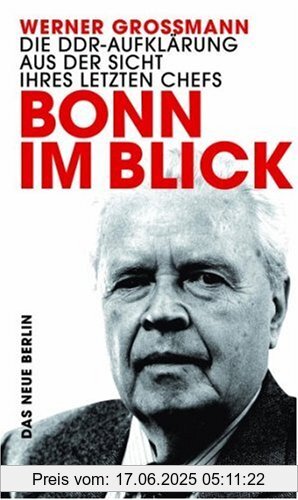 Binding : Broschiert, Edition : Neuauflage., Label : Das Neue Berlin, Publisher : Das Neue Berlin, medium : Broschiert, numberOfPages : 287, publicationDate : 2007-01-01, authors : Werner Großmann, languages : german, ISBN : 3360019059