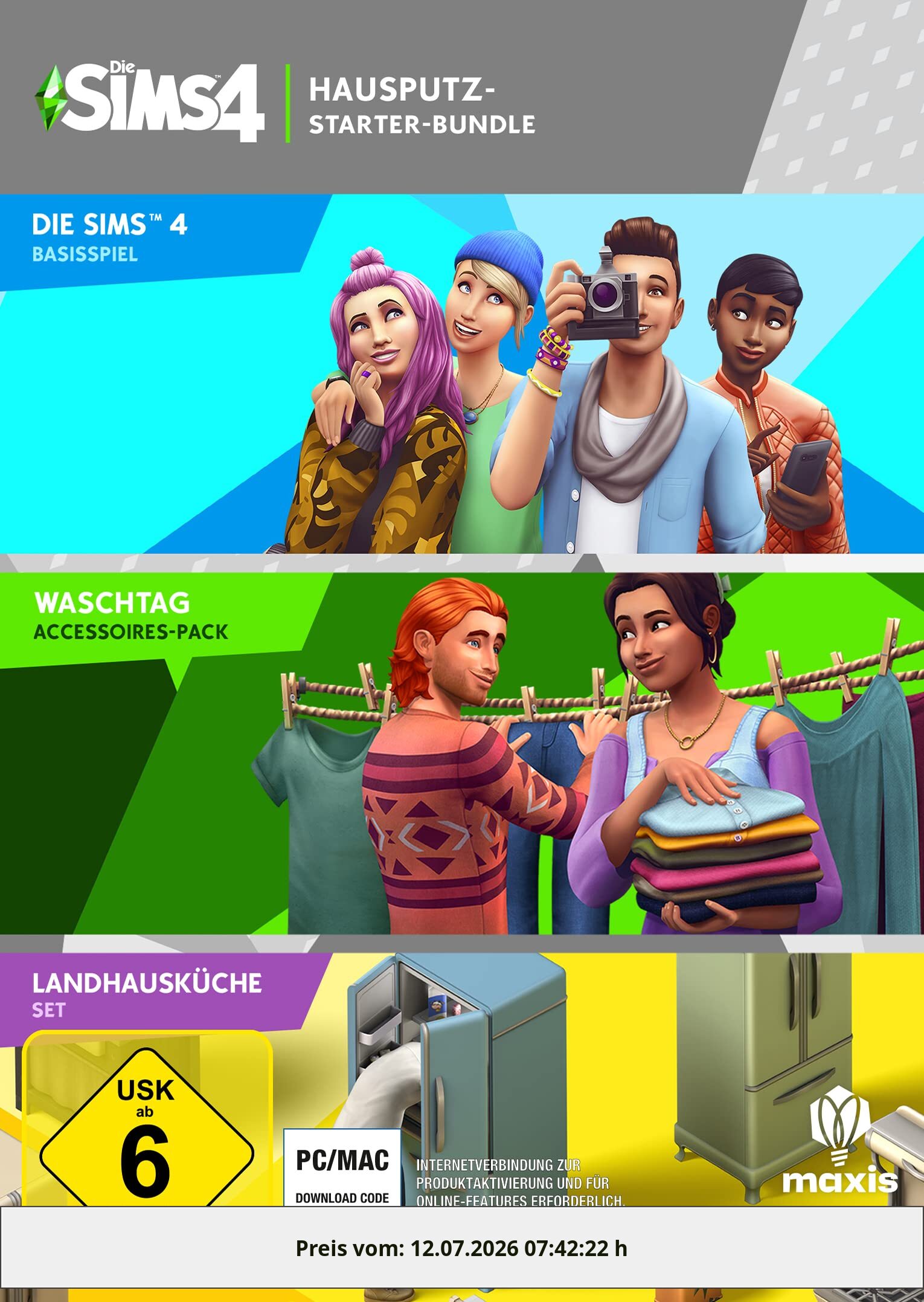 Electronic Arts Die Sims 4 Clean & Cosy Bundle Pcwin | Code In Der Box | Deutsch