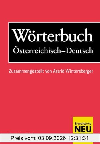 Wörterbuch Österreichisch-Deutsch