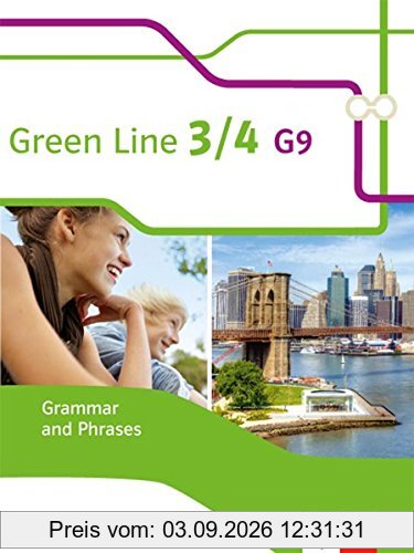 Green Line 3/4 G9: Grammar and Phrases 3 + 4 Klassen 7/8 (Green Line G9. Ausgabe ab 2015)