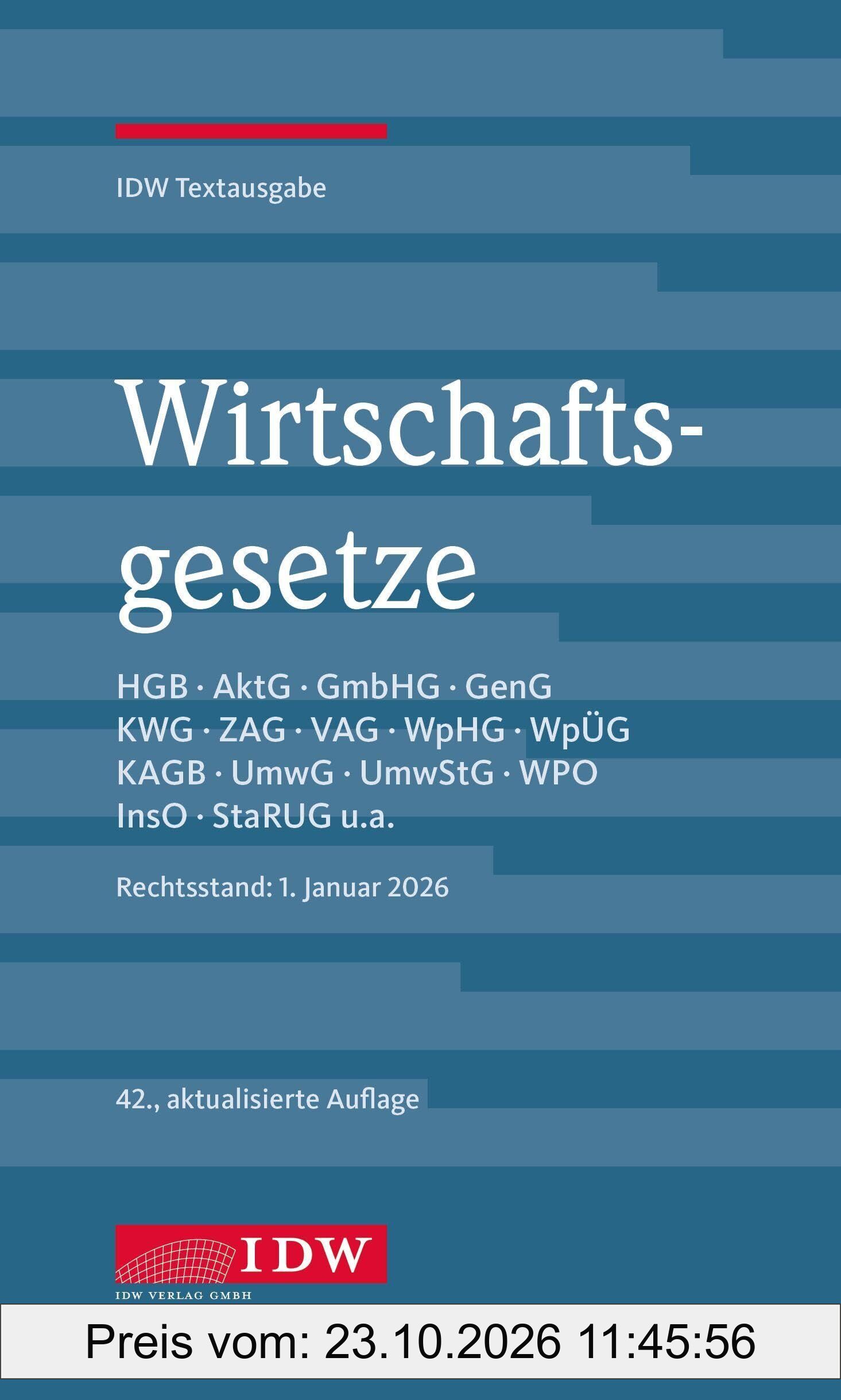 Wirtschaftsgesetze 2025