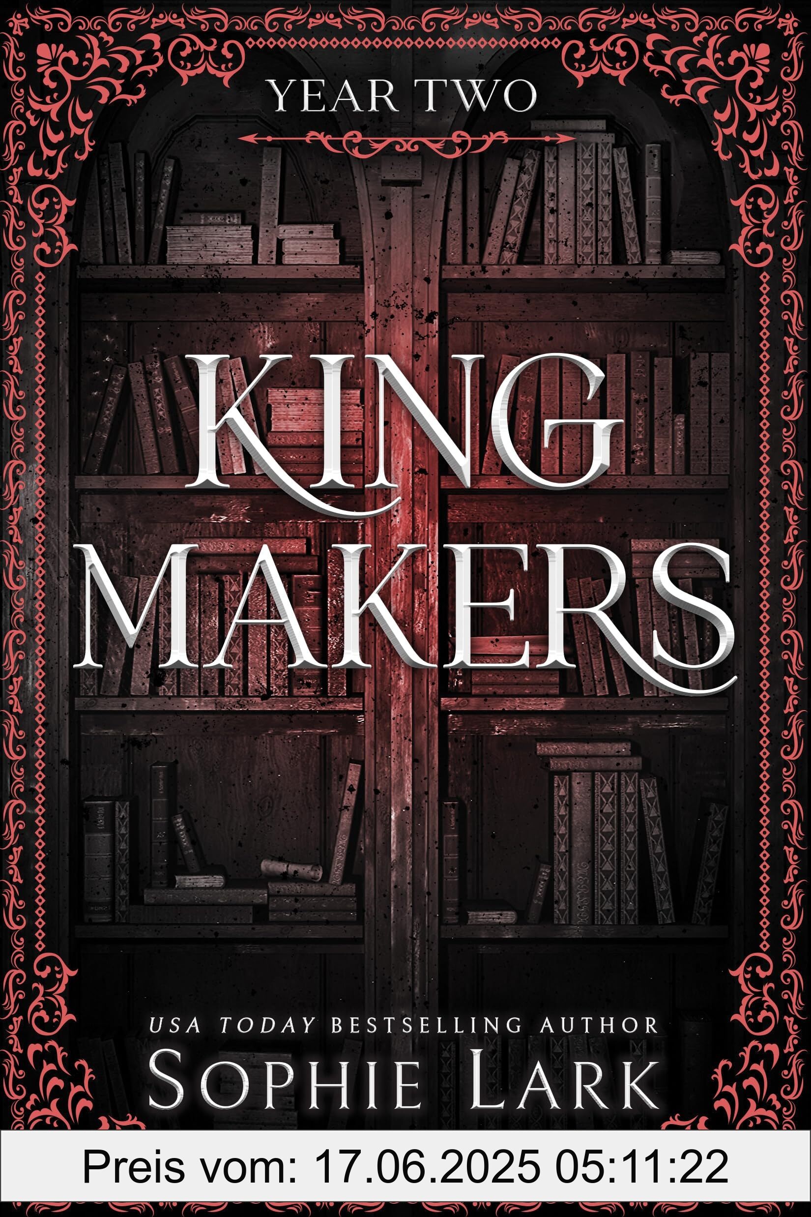 Brand : Sourcebooks LLC, Binding : paperback, Edition : 1, Label : Kingmakers Year Two : A Spicy Forbidden Dark College Romance (Kingmakers Book 2), medium : paperback, numberOfPages : 416, publicationDate : 2024-11-12, releaseDate : 2024-11-12, languages : english, ISBN : 1464233861