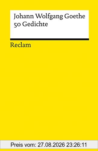 50 Gedichte (Reclams Universal-Bibliothek)