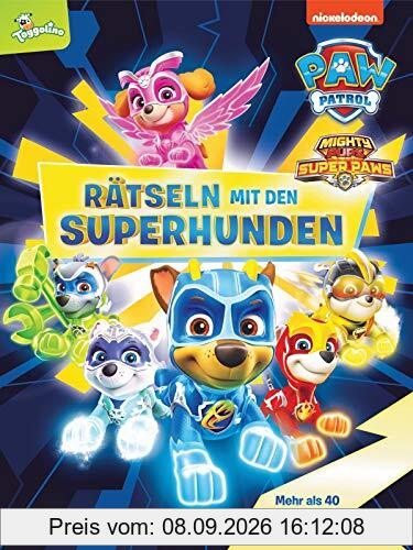 PAW Patrol: Rätseln mit den Superhunden: Mehr als 40 PAWtastische Rätselaufgaben | (ab 3 Jahren)