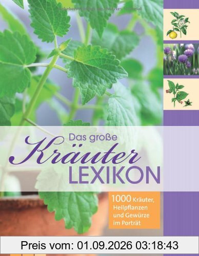 Das große Kräuterlexikon: 1000 Kräuter, Heilpflanzen und Gewürze im Porträt