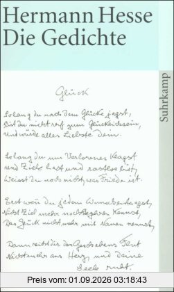 Die Gedichte 1892-1962 (suhrkamp taschenbuch)