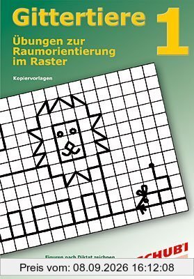Gittertiere 1: Übungen zur Raumorientierung im Raster