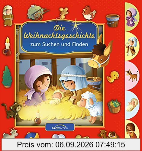 Die Weihnachtsgeschichte zum Suchen und Finden