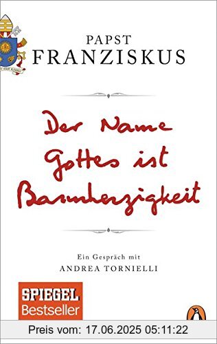Binding : Taschenbuch, Label : Penguin Verlag, Publisher : Penguin Verlag, medium : Taschenbuch, numberOfPages : 128, publicationDate : 2017-11-13, releaseDate : 2017-11-13, authors : Papst Franziskus, translators : Elisabeth Liebl, languages : german, ISBN : 3328101837