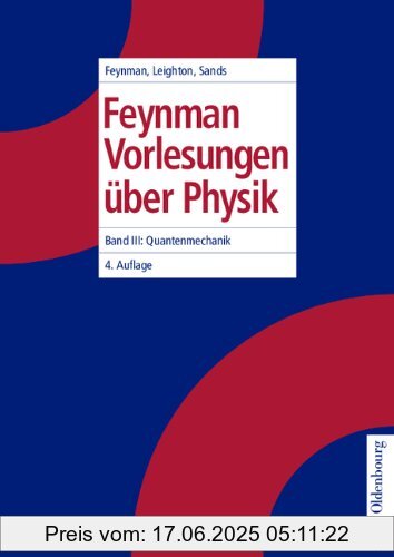 Binding : Taschenbuch, Edition : durchgesehene Auflage, Label : Oldenbourg Wissenschaftsverlag, Publisher : Oldenbourg Wissenschaftsverlag, medium : Taschenbuch, numberOfPages : 504, publicationDate : 1999-03-10, authors : Feynman, Richard P., Leighton, Robert B., Matthew Sands, languages : german, ISBN : 3486251341
