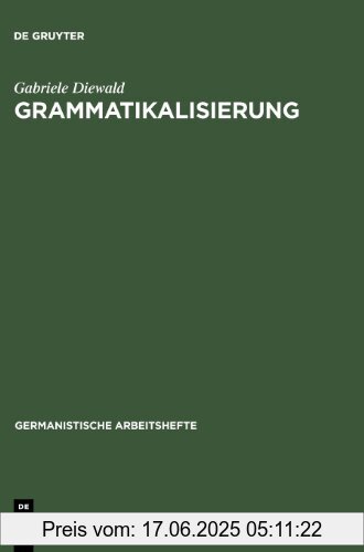 Binding : Gebundene Ausgabe, Label : Niemeyer, Tübingen, Publisher : Niemeyer, Tübingen, medium : Gebundene Ausgabe, numberOfPages : 144, publicationDate : 1997-01-01, authors : Gabriele Diewald, languages : german, ISBN : 3484251360