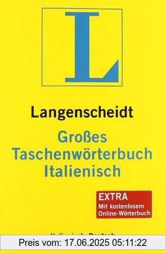 Binding : Taschenbuch, Label : Langenscheidt, Publisher : Langenscheidt, medium : Taschenbuch, numberOfPages : 1312, publicationDate : 2008-05-06, releaseDate : 2008-05-06, publishers : Langenscheidt, Redaktion von, languages : italian, german, ISBN : 3468130635