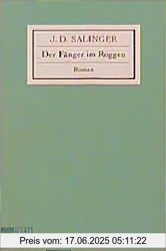 Binding : Broschiert, Label : Kiepenheuer & Witsch, Publisher : Kiepenheuer & Witsch, NumberOfItems : 1, medium : Broschiert, numberOfPages : 272, publicationDate : 2001-12-01, releaseDate : 2001-12-01, authors : Jerome D. Salinger, ISBN : 3462015397