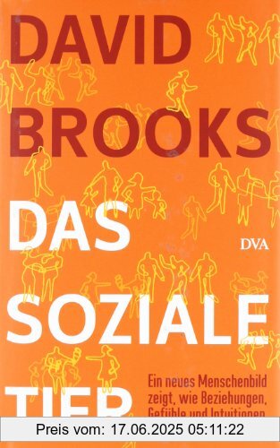 Binding : Gebundene Ausgabe, Label : Deutsche Verlags-Anstalt, Publisher : Deutsche Verlags-Anstalt, medium : Gebundene Ausgabe, numberOfPages : 608, publicationDate : 2012-04-17, authors : David Brooks, translators : Thorsten Schmidt, languages : german, ISBN : 3421045313