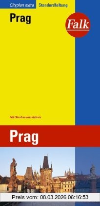 artaus Falk Cityplan Extra Standardfaltung International Prag Mit Straßenverzeichnis