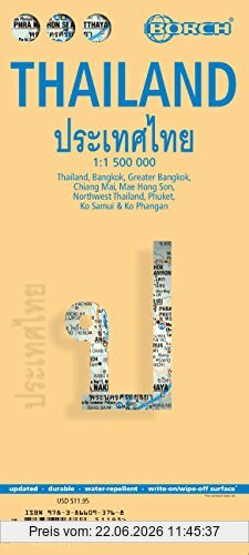 unbekannt Thailand 1 , 1 500 000 (Borch Maps)