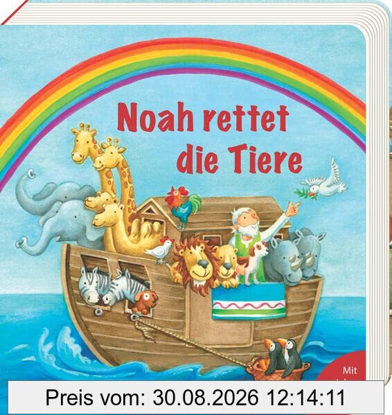 Noah rettet die Tiere (Pappbilderbücher mit Türchen)