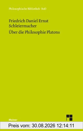Über die Philosophie Platons