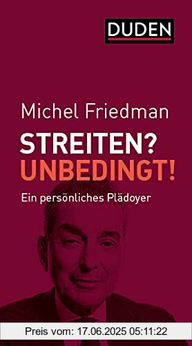 Brand : Bibliograph. Instit. GmbH, Binding : Taschenbuch, Edition : 1, Label : Duden, Publisher : Duden, medium : Taschenbuch, numberOfPages : 64, publicationDate : 2021-06-04, authors : Michel Friedman, ISBN : 3411059893