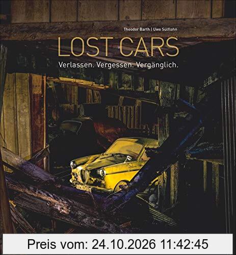 Lost Cars. Und sie leben doch! Nachtaufnahmen verlassener Autos. Ein Bildband mit automobilen Fundstücken an Lost Places: In Scheunen, aber …