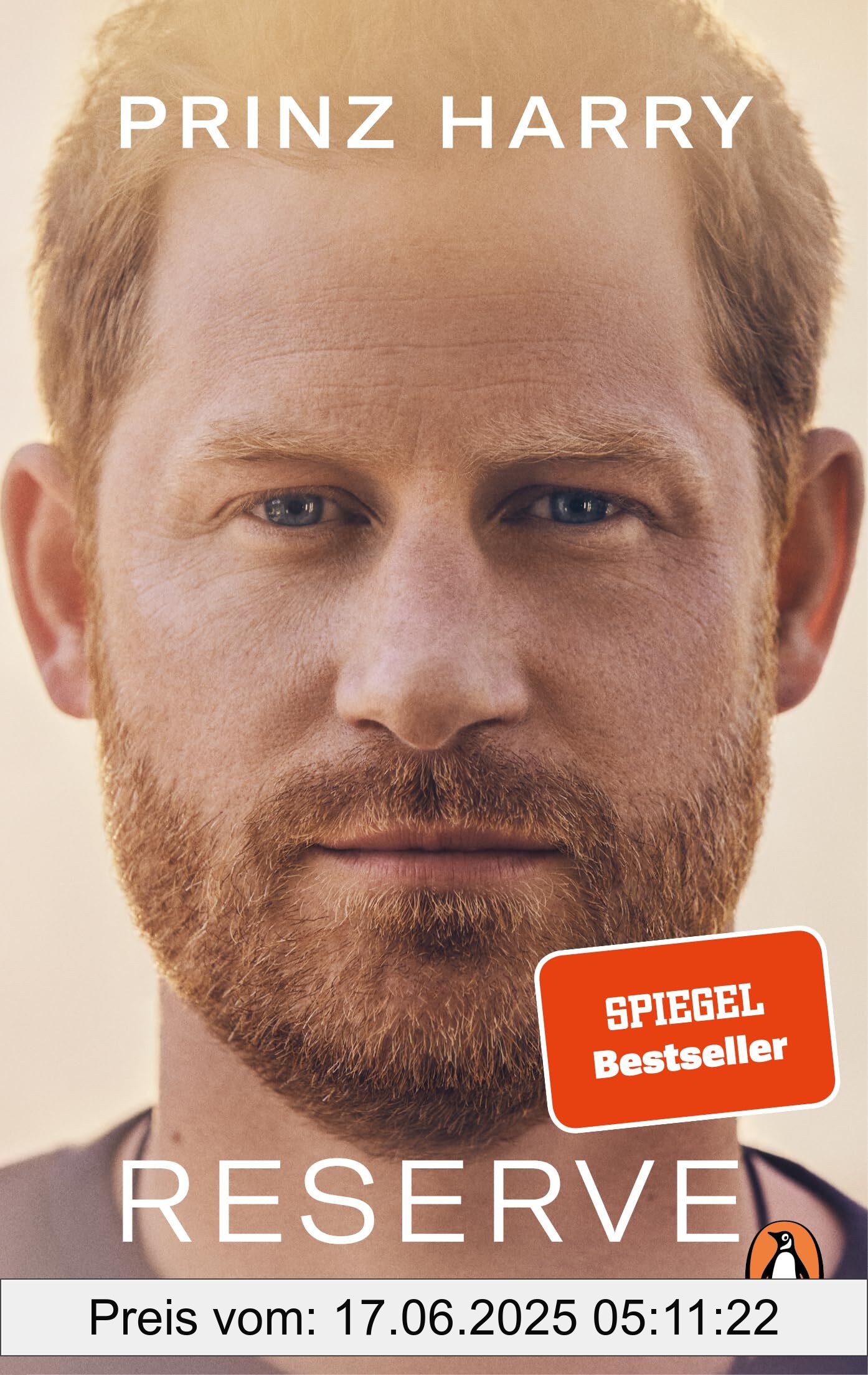 Brand : PENGUIN VERLAG, Binding : paperback, Label : Reserve : Deutsche Ausgabe von »Spare« - Der SPIEGEL-Bestseller Nr. 1 jetzt im Taschenbuch!, medium : paperback, numberOfPages : 512, publicationDate : 2024-10-30, releaseDate : 2024-10-30, languages : german, ISBN : 3328111883