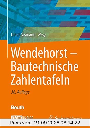 Wendehorst Bautechnische Zahlentafeln