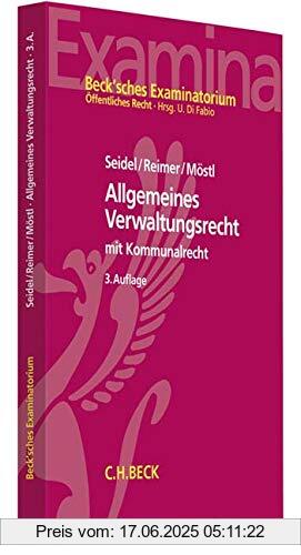 Brand : Beck Juristischer Verlag, Binding : Taschenbuch, Edition : 3, Label : C.H.Beck, Publisher : C.H.Beck, medium : Taschenbuch, numberOfPages : 368, publicationDate : 2019-01-28, authors : Achim Seidel, Ekkehart Reimer, Markus Möstl, ISBN : 340662331X