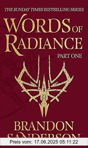 Binding : Gebundene Ausgabe, Label : Gollancz, Publisher : Gollancz, medium : Gebundene Ausgabe, numberOfPages : 672, publicationDate : 2022-04-14, releaseDate : 2021-09-02, authors : Brandon Sanderson, ISBN : 1473233305