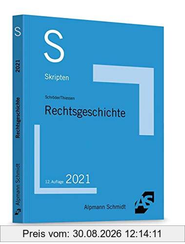 Skript Rechtsgeschichte