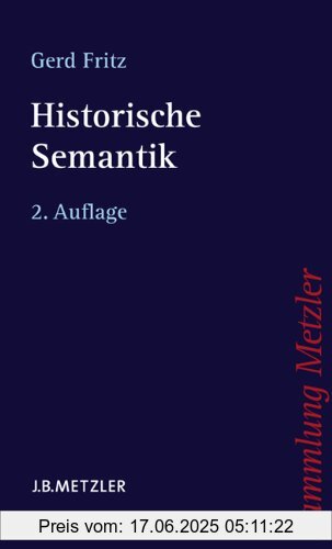 Binding : Broschiert, Edition : 2., aktualis. A., Label : Metzler, Publisher : Metzler, medium : Broschiert, numberOfPages : 197, publicationDate : 2006-08-10, authors : Gerd Fritz, languages : german, ISBN : 3476123138