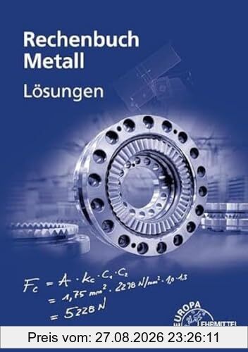 Lösungen zu 10307 Rechenbuch Metall