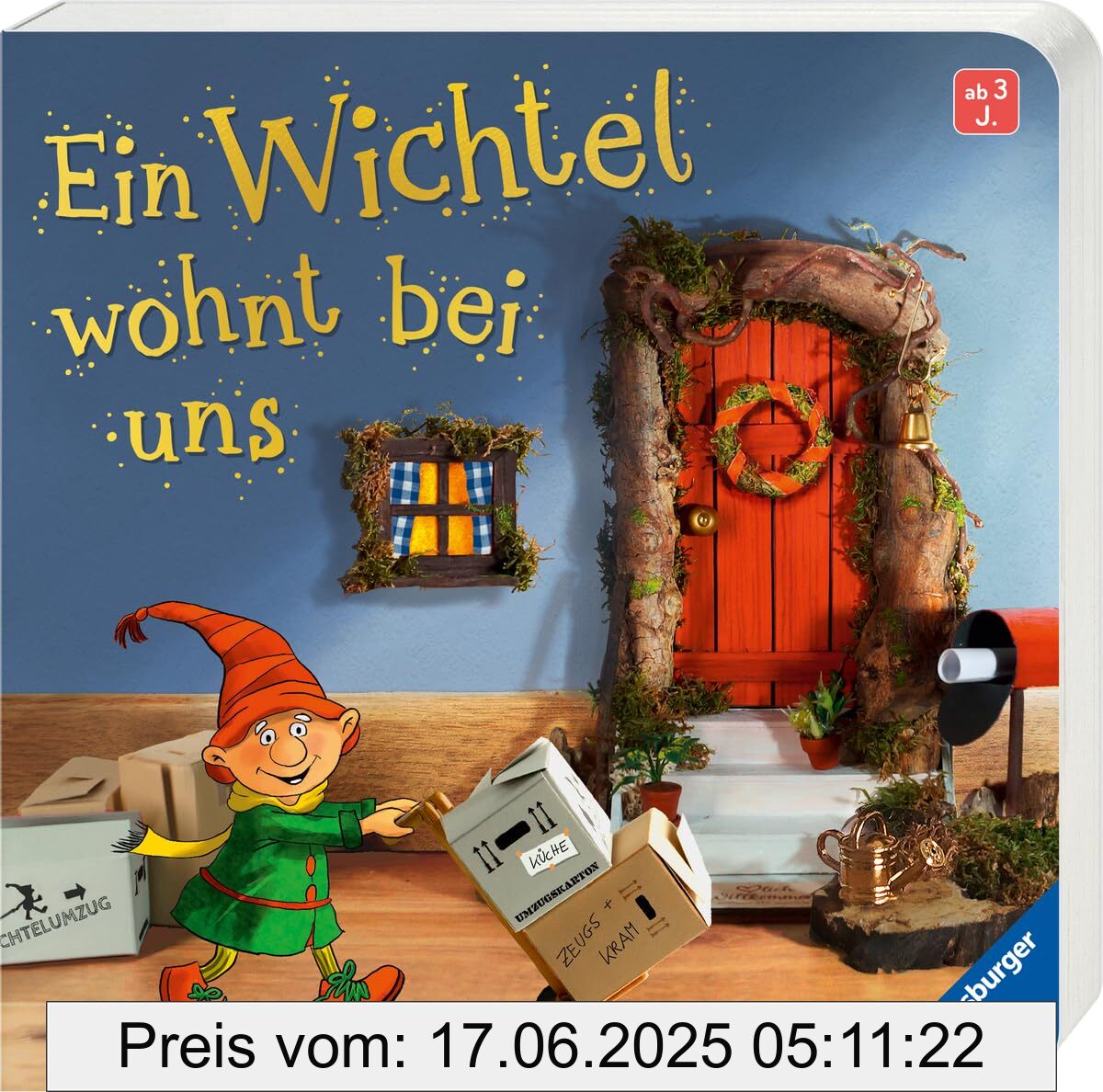 Brand : Ravensburger, Binding : paperback, Edition : 1, Label : Ein Wichtel wohnt bei uns : Mein erstes Wichteltür-Buch (Weihnachtswichtel, Wichtelbrauch, Geschenk, ab 3 Jahre) : Mein erstes Wichteltür-Buch, medium : paperback, numberOfPages : 24, publicationDate : 2024-09-01, languages : german, ISBN : 3473421391