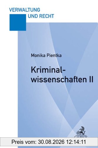 Kriminalwissenschaften II: Hauptstudium 1