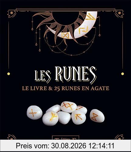 Les runes : le livre & 25 runes en agate