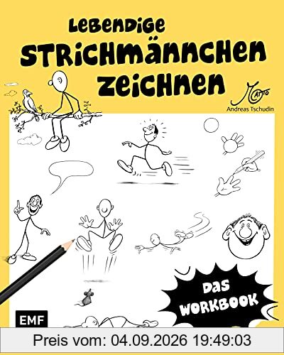 Lebendige Strichmännchen zeichnen - Das Workbook