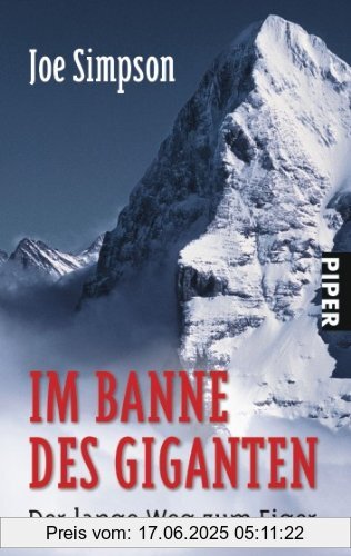 Binding : Taschenbuch, Edition : 5, Label : Piper Taschenbuch, Publisher : Piper Taschenbuch, medium : Taschenbuch, numberOfPages : 352, publicationDate : 2007-10-01, authors : Joe Simpson, languages : german, ISBN : 3492244394